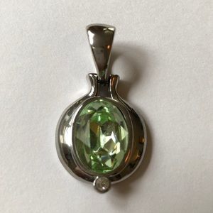 Silver Green Pendant